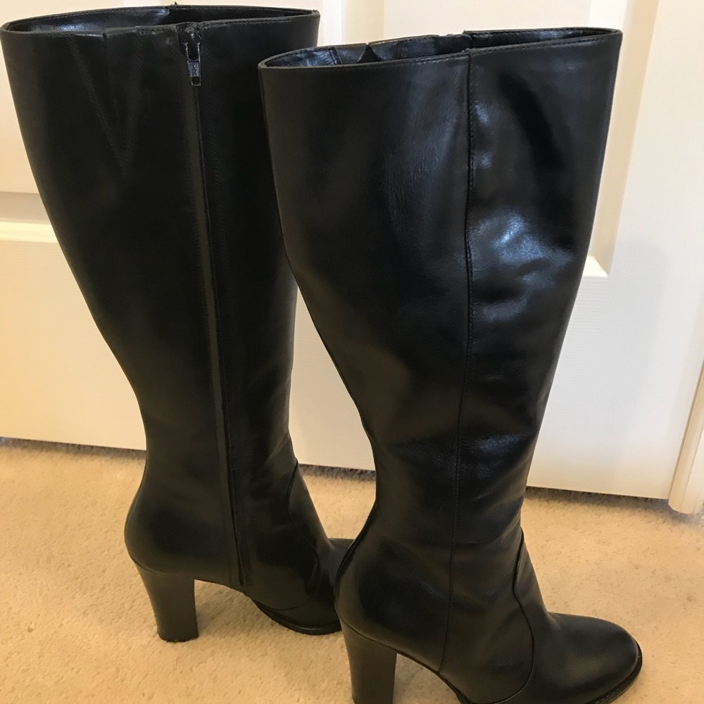 Ralph Lauren tall boots Black